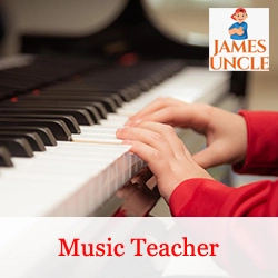 Music teacher Mrs. Satarupa Roy Banerjee in Madhyamgram